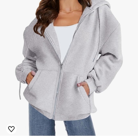 PERFECTSHE Woman Knit Hooded Sweatshirt Jacket Coat Green Large BNWT - Picture 4 of 6